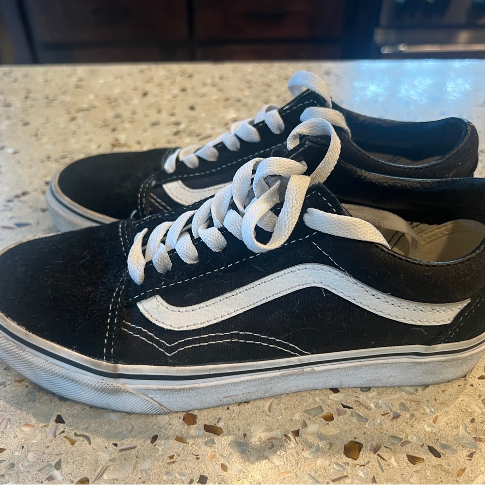 Vans Black and White Sneakers